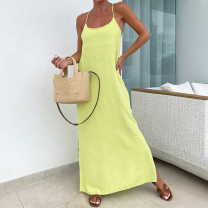 Robe Longue à Bretelles